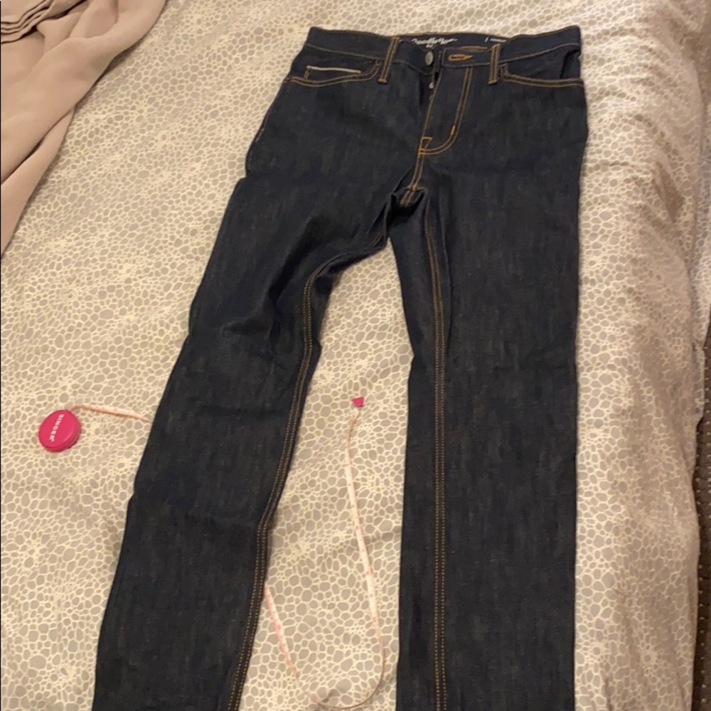 Goodfellow dark rinse selvedge denim